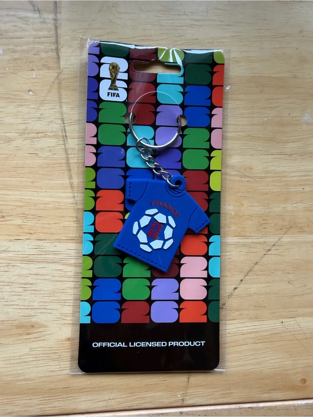 🇫🇷⚽ FIFA World Cup 2026™ France Jersey Keychain – Official ⚽🇫🇷